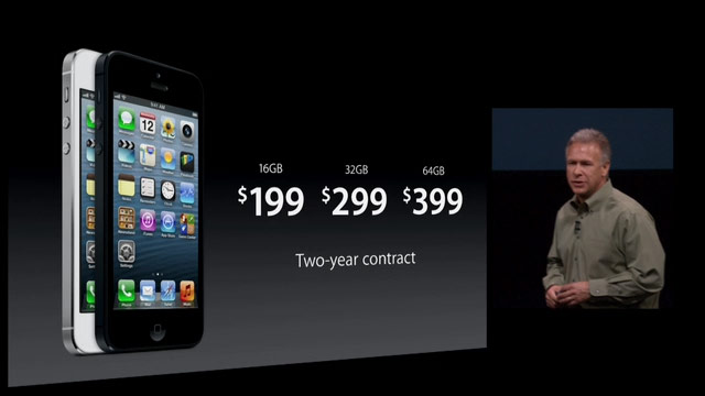 iPhone 5 Prices Phil Schiller